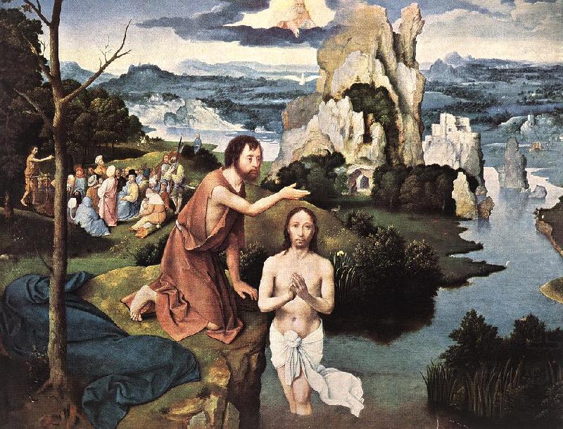 PATENIER, Joachim Baptism of Christ af china oil painting image